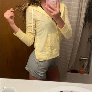 Yellow lightweight jacket